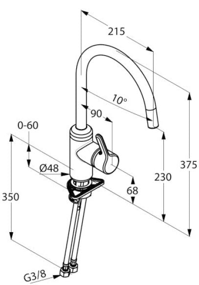 Kludi Bingo Star-S (Pull-out Spray) Kitchen Sink Mixer Tap (35800) <br>MADE IN GERMANY *Contact us for best price - Domaco