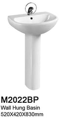 TIARA M2022BP BASIN WITH STAND (12800) *Contact us for best price - Domaco
