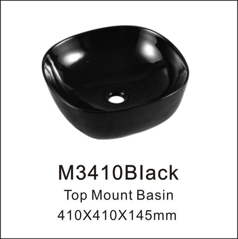 TIARA M3410 Black Basin- Top Mount (12800) *Contact us for best price - Domaco
