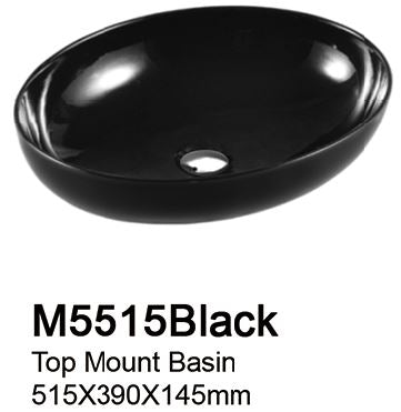 TIARA M5515 BLACK BASIN (12800) *Contact us for best price - Domaco