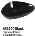 TIARA M5590 BLACK BASIN - Top Mount (13800)<br>*Contact us for best price - Domaco