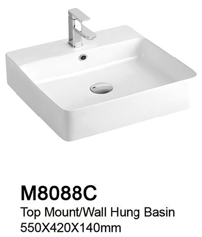 TIARA M8088C BASIN  (15800) *Contact us for best price - Domaco