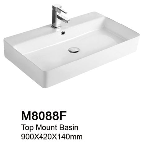 TIARA M8088F BASIN (65800) *Contact us for best price - Domaco