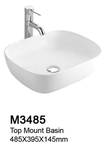 TIARA M3485 BASIN - Top Mount (8800) *Contact us for best price - Domaco