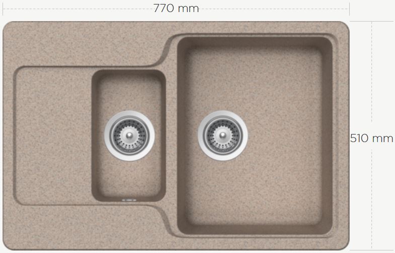 Schock Manhattan D-150 Granite Kitchen Sink - Domaco