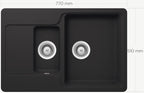 Schock Manhattan D-150 Granite Kitchen Sink - Domaco