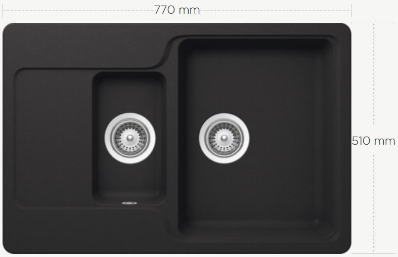Schock Manhattan D-150 Granite Kitchen Sink - Domaco