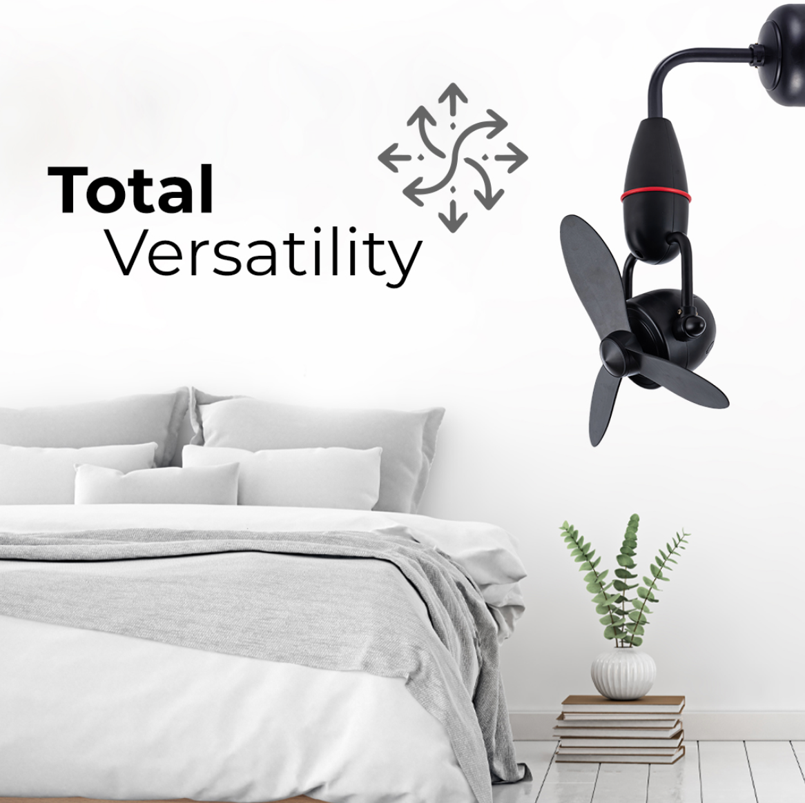 Fanco Tristar Nano 16" DC Wall/Ceiling Fan with Remote Domaco.com.sg