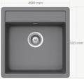 Schock Nemo N-100-S Granite Kitchen Sink - Domaco