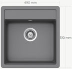 Schock Nemo N-100-S Granite Kitchen Sink - Domaco