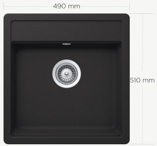 Schock Nemo N-100-S Granite Kitchen Sink - Domaco