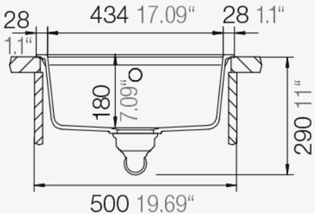 Schock Nemo N-100-S Granite Kitchen Sink - Domaco