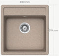 Schock Nemo N-100-S Granite Kitchen Sink - Domaco