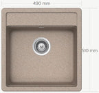 Schock Nemo N-100-S Granite Kitchen Sink - Domaco