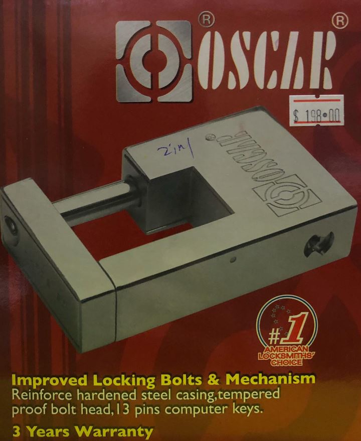 OSCAR SL2008 2 IN 1 MASTER SYSTEM LOCK SET - Domaco
