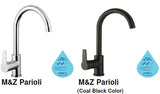M&Z PARIOLI Sink Mixer with Swivel Spout<br>MADE IN ITALY *Contact us for best price - Domaco