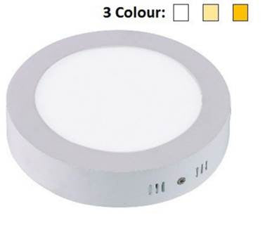 LED Ceiling Round 3 Colours 24W - Domaco