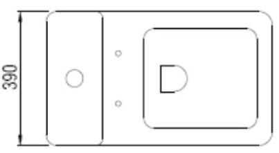 Arino 1-Piece Toilet Bowl QUADRO (Geberit Flushing System) (31800)<br>*Contact us for best price - Domaco