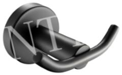 NTL Double Robe Hook R41001B-A Black (1880)<br>*Contact us for best price - Domaco