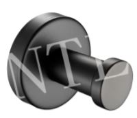 NTL Single Robe Hook R41001 Black (1780)<br>*Contact us for best price - Domaco