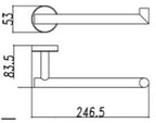 NTL Towel Ring R41007 Black (2780)<br>*Contact us for best price - Domaco