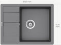 Schock RONDA D-100-L Granite Kitchen Sink - Domaco