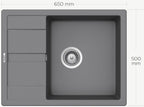 Schock RONDA D-100-L Granite Kitchen Sink - Domaco