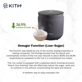 Kith Low-Sugar Rice Cooker LRC-1L-BK domaco.com.sg