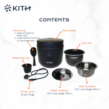 Kith Low-Sugar Rice Cooker LRC-1L-BK domaco.com.sg