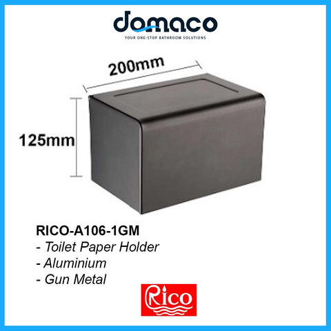 Rico A106-1GM Gun Metal Toilet Paper Holder domaco.com.sg