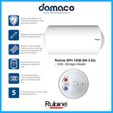 Rubine SPH 100B SIN 3.0(I) Storage Heater 100L domaco.com.sg