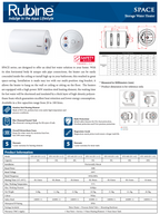 Rubine SPH 20S SIN 3.0(I) Storage Heater 20L domaco.com.sg