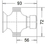 SCT-1112 Self-Closing Delay Action Shower Tap (6780)<br>*Contact us for best price - Domaco