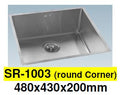 ENGLEFIELD-SR-1003-1.2mm (Round Corner) Handmade S/Steel Undermount Kitchen Sink - Domaco
