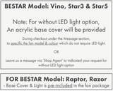 Bestar Star 3 DC Ceiling Fan With 24W 3 Tone LED Light Kit And Remote