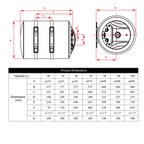 Rubine SPH 80B SIN 3.0(I) Storage Heater 80L domaco.com.sg