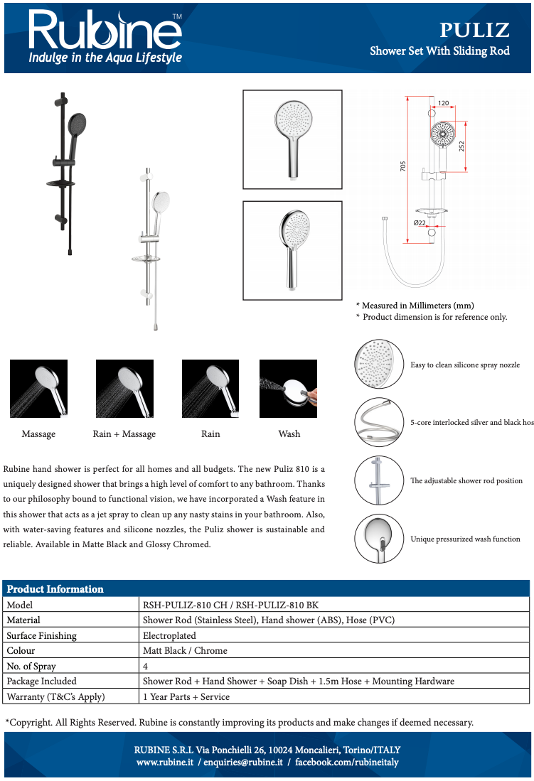 Rubine SH-20 Storage Heater 20L domaco.com.sg