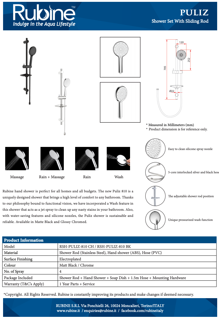 Rubine MT 30W White Storage Heater 30L domaco.com.sg