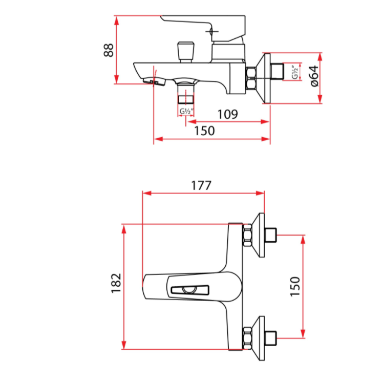 Rubine MT 15W White Storage Heater 15L domaco.com.sg