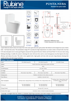 Rubine Rimless Funnel Flush 3.0 Toilet Bowl & Basin Package domaco.com.sg