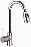 Arino T-6496-3 (Chrome) & TS-6496-3 (Satin) Dual Spray Pull-Out Spout Sink Kitchen Mixer Tap