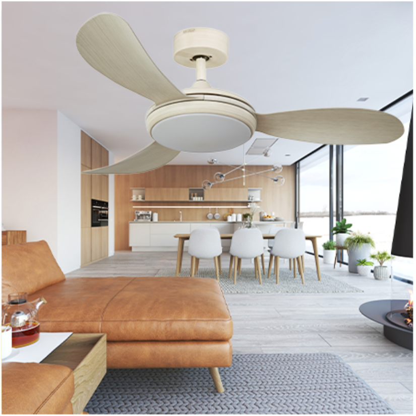 Fanco Girasol 46" DC Ceiling Fan with 36W LED RGB Light Kit and Remote domaco.com.sg