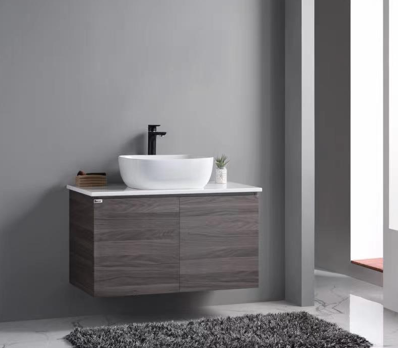 Baron A109-ST Stainless Steel Basin Cabinet With Phoenix Stone Solid Top domaco.com.sg