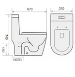 Tiara 535 Toilet Bowl domaco.com.sg