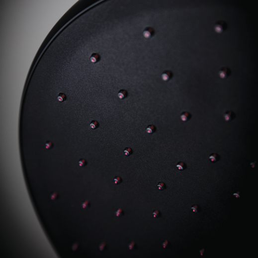 Rubine RSC-PUSHSTOP-R61-BK Rain Shower Set with Hand Shower and Shower Mixer in Matt Black domaco.com.sg