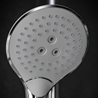 Rubine RSC-PUSHSTOP-R61-CH Rain Shower Set with Hand Shower and Shower Mixer in Chrome domaco.com.sg