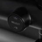 Rubine RSC-PUSHSTOP-S81-BK Rain Shower Set with Hand Shower and Shower Mixer in Matt Black domaco.com.sg