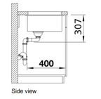 Blanco Etagon 500-U Kitchen Sink Bundle With Blanco Linus Mixer Tap (Free Rail Tray + Waste System + Cutting Board) domaco.com.sg