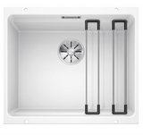 Blanco Etagon 500-U Kitchen Sink Bundle With Blanco Linus Mixer Tap (Free Rail Tray + Waste System + Cutting Board) domaco.com.sg