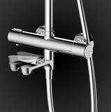 Rubine RSC-THERMO-R31-CH Rain Shower Set with Hand Shower and Shower Mixer in Chrome (36800)<br>*Contact us for best price domaco.com.sg